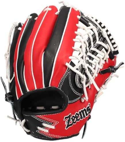 Amazon | zeems ジームス 軟式グローブ 三方親 マークZeemsロゴ 内野手