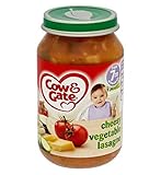 Cow & Gate Cheesy Vegetable Lasagne from 7m Onwards 200g (Pack of 2) - 7メートル以降の200グラムから牛＆ゲート安っぽい野菜のラ