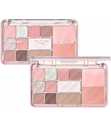 Amazon.co.jp: 7色アイシャドウパレットクリアボックス ポータブル 高