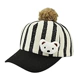【ノーブランド品】ベビー キッズ ウィンターキャップ 46cm 48cm 50cm ホワイト