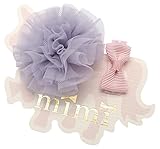 mimi(ミミ)ヘアクリップ(ライラックSET)2個セット【フル-ルヘアクリップSET】 滑りどめ付