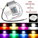 50w rgb chip light bulb waterproof led driver power supply