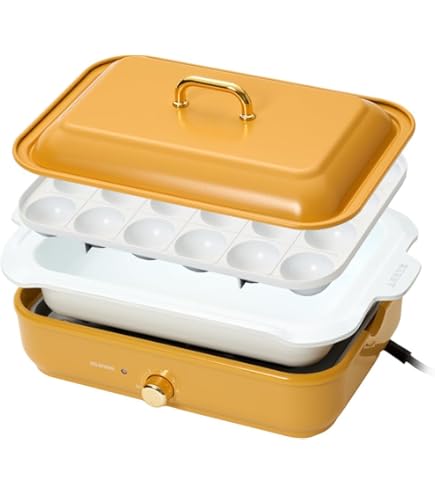 Amazon | BRUNO コンパクトホットプレート ベージュ系その他 サイズ