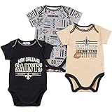 NFL新しいOrleans Saintsベビー/幼児3 Pieceボディスーツクリーパー
