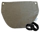 抱っこ紐 よだれ 胸カバー 2枚組 よだれカバー エルゴ よだれパット 胸あて 日本製 綿100％ (カーキ)