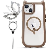 スマホ猫 Amazon.co.jp: ZENIX DESIGN TECH iPhone16 用 MagSafe対応