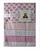 Rene Rofe Receiving Blanketベビー新生児5パック100 %コットン