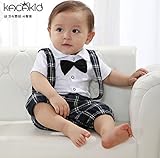 【ママセレクト】チェックがお洒落　ベビーフォーマルスーツ　イベント　ベビー　冠婚葬祭　フォーマルスーツ　スーツ　タキシード　お祝い (80)