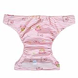 [Jiyaru] バンブーおむつ　赤ちゃんおむつパンツ　トレーニングパンツ コットンおむつカバー 上品 ピンク S