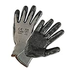 West Chester 713SNF/XL Foam Nitrile Palm Coated Nylon Gloves, X-Large, Black/Gray (Pack of 12) by We