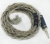 【JSHiFi-Jupiter】QDC4.4mmリケーブル 4芯金メッキと銀メッキとグラフェン線材 4.4mmイヤホンアップグレードケーブル 中華QDCイヤフォン交換ケーブル (QDC4.4mm)