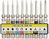 エンジニア 特殊ネジ用ビットセット 10本組 DR-18