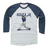 500レベルのSteven Souza Jr。3 / 4th野球Tシャツ – Tampa Bay野球ファンギアの公式ライセンスMLB Players Association – Steven Souz