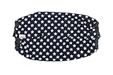 抱っこひも用収納カバー☆ネイビースター【ヘッドサポートを付けたまま装着可能】スナップで簡単装着