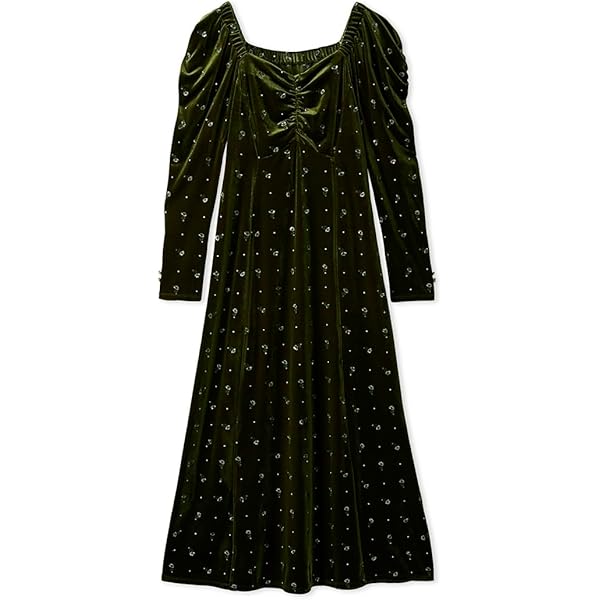 Amazon.co.jp: [スナイデル] ベロア刺繍ワンピース SWFO245032