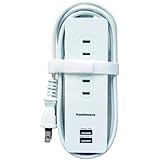 カシムラ 国内・海外両用電源タップ AC4P USB2P 3A WH 1.2m NWM-6 ホワイト