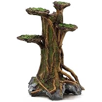 Amazon | 爬虫類 登り木流木 隠れ家 水槽 爬虫類 ケージ 水槽