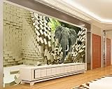 Sproud トップファッション Papel De Parede パラサラ壁スタイルエレファントデザイン 3 D 壁紙の壁画の折りたたみカスタマイズされた紙 150 Cmx 105 Cm できます。