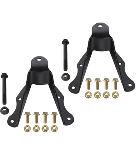 Lentes Rear Upper Shock Mount Bracket Pair For 1980-1997 Ford F150 F250 F350 Bronco