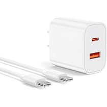 Amazon | For iphone16-充電器 (20W, 2ポート) usb type c 急速充電