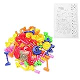 bettal 105pcs /設定Race Game実行迷路プラスチックボールトラックHouse Buildingブロックおもちゃ