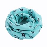 Tonsee ベビー 暖かい マフラー 可愛い カートゥーン パターン 赤ちゃん 柔らか ネックウォーマー 防寒 (ブルー)