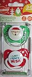 0-6 Months Expression Pacifiers Holiday Collection Package of 2 Pacifiers Last Year's Wish / Santa b