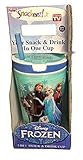 Snackeez Jr. in Blue ~ Disney Elsa, Anna, & Olaf (2 in 1 Drink & Snack in One Cup) by Disney Frozen 