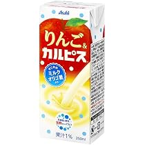 Amazon.co.jp: アサヒ飲料 りんご&カルピス 250ml紙パック×24本入