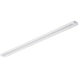 オーム(OHM) 電機 LEDイーブライトスリム多目的灯 コンセント式 昼光色 14W 857mm バーライト スリムライト ニッチライト キッチンライト 棚下灯 LT-NLES14D-HN 06-4034