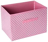 FURINNO SD11144PK Laci Dot Design Non-Woven Fabric Soft Storage Organizer Small Pink [並行輸入品]