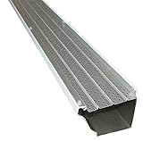 FlexxPoint 30年樋カバーシステム、住宅用5 "雨樋ガード 100' ホワイト RESW-100 1