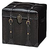 収納スツール （ダークブラウン） チェスターシリーズ MC-6000DBR