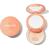 Amazon | SHEGLAM 2層式ルースパウダー アンダーアイ＆フェイス用