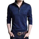 [COOFANDY] POLOシャツ メンズ 長袖 ゴルフウェア 襟付き シンプル ビジネス カジュアル 柔らかい肌触り 速乾防臭