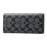 コーチ COACH 財布 F75013 PVC ブレスト ポケット シグネチャー 長財布 CQ/BK