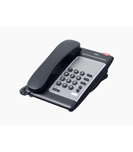 Amazon | NEC 一般電話機 ATG-1-1D(WH)TEL DX210 TEL(WH) | NEC