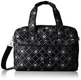 [ラナ] ボストンバッグ 2WAY ロゴチェック 1609-4174 クロ ブラック