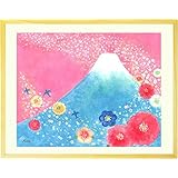 開業祝い 開店祝い 絵画アート 「歓びの空へ」 【名前入れ可・Mプラスサイズ】 プレゼント 開院祝い 会社設立祝い 事務所新築祝い お祝い 富士山 人気