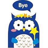 ウォールステッカーは、スイッチ10実用的な児童室のベッドルーム、かわいいフクロウのセット