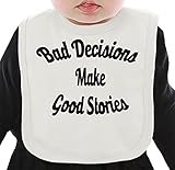 Bad Decisions ネクタイを有する有機ビブ Medium