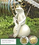 SITTING FROGシッティングフロッグ ガーデンオーナメント(L)　KH-60944 ガーデニング･DIY・防殺虫 ガーデニング・花・植物・ＤＩＹ ab1-1005801-ah [簡素パッケージ
