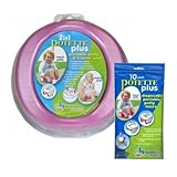 Kalencom Bundle - 2 items: 2-in-1 Potette Plus Potty (PINK) and 10 pc Liners by Kalencom [並行輸入品]
