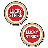 Lucky Strike ラッキーストライク ステッカー デカール 並行輸入 (8cm*8cm)