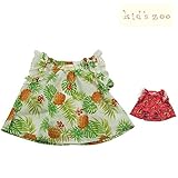 【子供服】 kids zoo (キッズズー) 袖レースアロハ柄込みノースリーブチュニック 70cm～95cm W46921