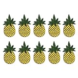 FRCOLOR パイナ ル布パッチ 刺繍パッチ パイナ ル 布ワッペン 刺繍ワッペン 刺繍 パッチ DIY ステッカー ア リケ 10枚入