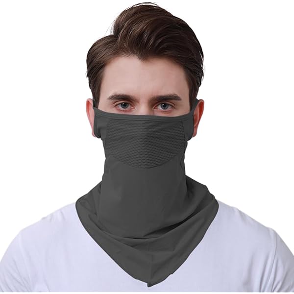 Amazon | [PIROXIS] ネックガード フェイスカバー メンズ 夏用