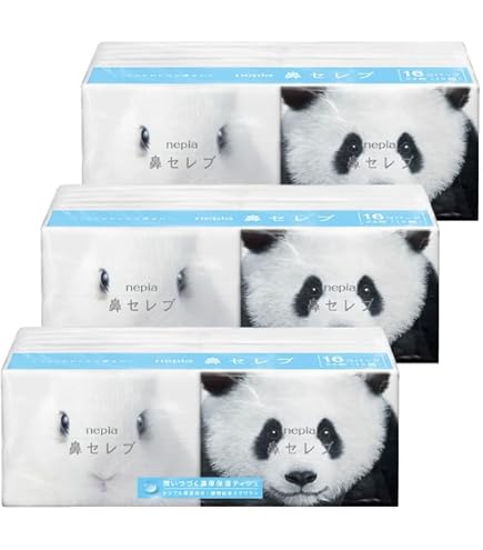 Amazon.co.jp: ネピア アンパンマン鼻セレブティッシュ 3個パック 10