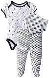 スターリングBaby byビタミン新生児女の子Anchor 's Away 3 Piece Pant Set カラー: ホワイト