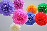 elegantstunning ウェディング/パーティー装飾球形造花　ぼたんデザイン　インテリア花　屋外装飾　6インチ　レッド